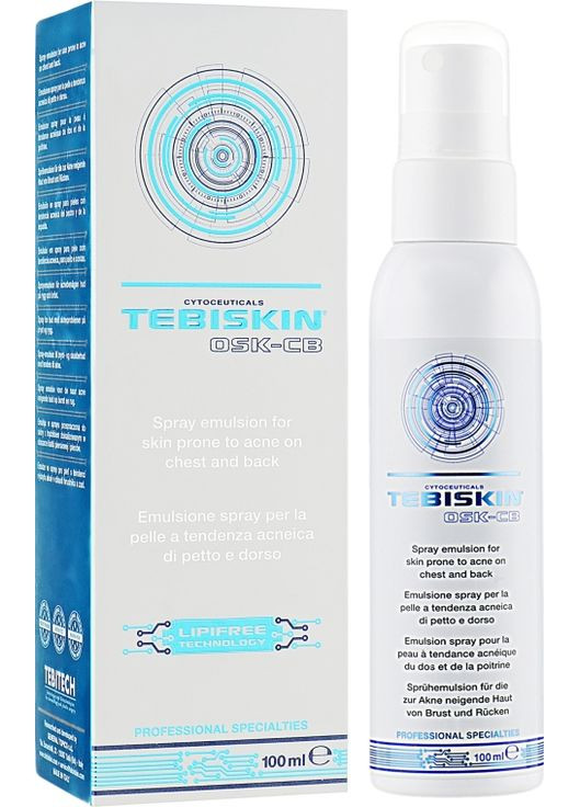 Эмульсия для проблемной кожи спины и груди Osk-CB 100ml (553341-146462) Tebiskin (368891713)