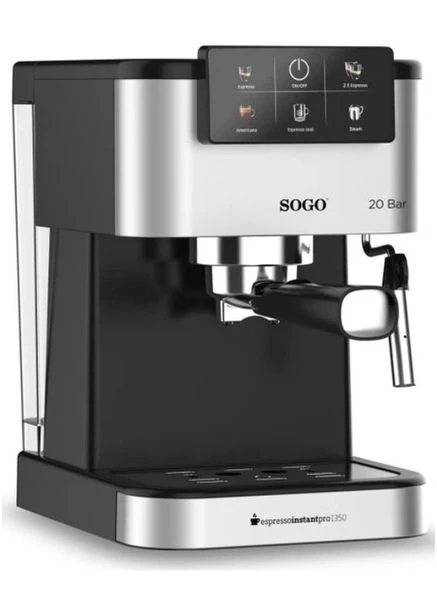 Рожковая кофеварка SS-5668 1350 Вт черная Sogo (381665047)