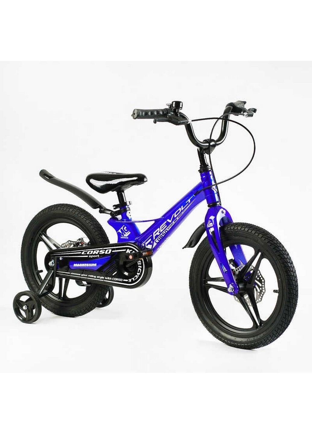 Детский велосипед "Revolt". Магниевая рама, дисковые тормоза Corso (288135700)