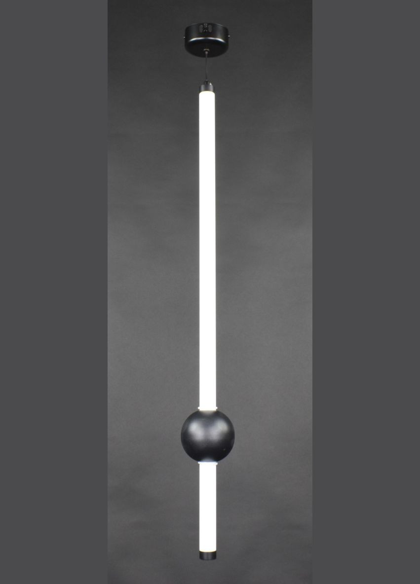 Люстра светодиодная подвесная LED светильник для квартиры на потолок лэд 28196 Черный 95-210х10х10 см. Sunnysky (364753903)