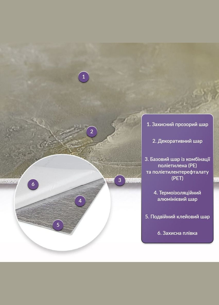 Самоклеюча стінова PET плитка 600х300х2мм SW-00002305 Sticker Wall (327089157)