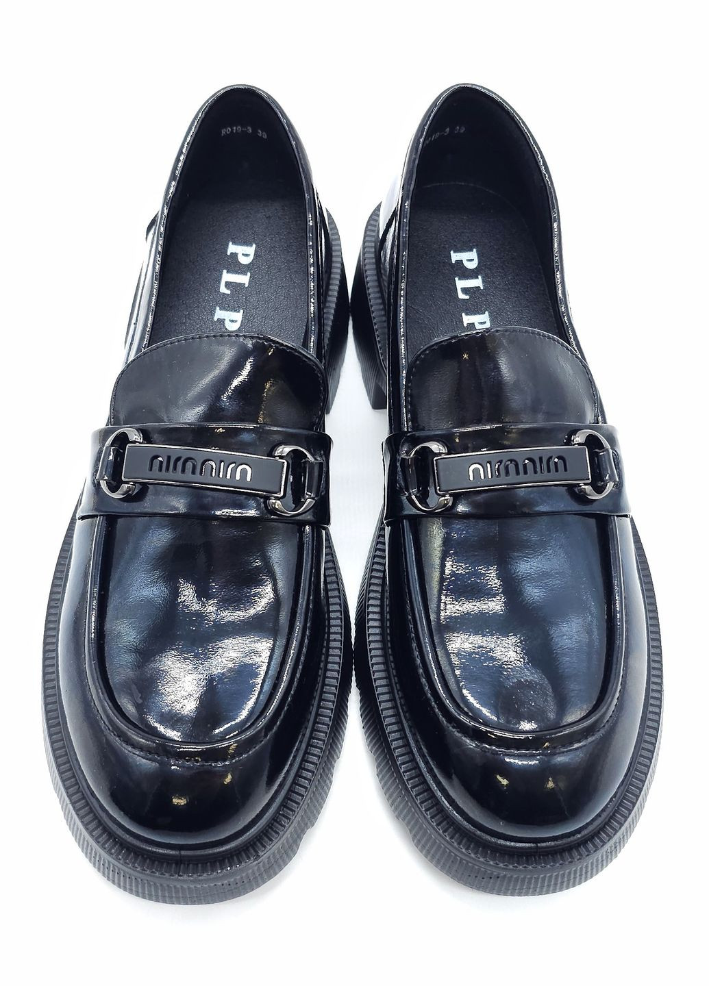 Жіночі туфлі чорні лакована шкіра PP-19-14 23 см (р) PL PS (278551651)