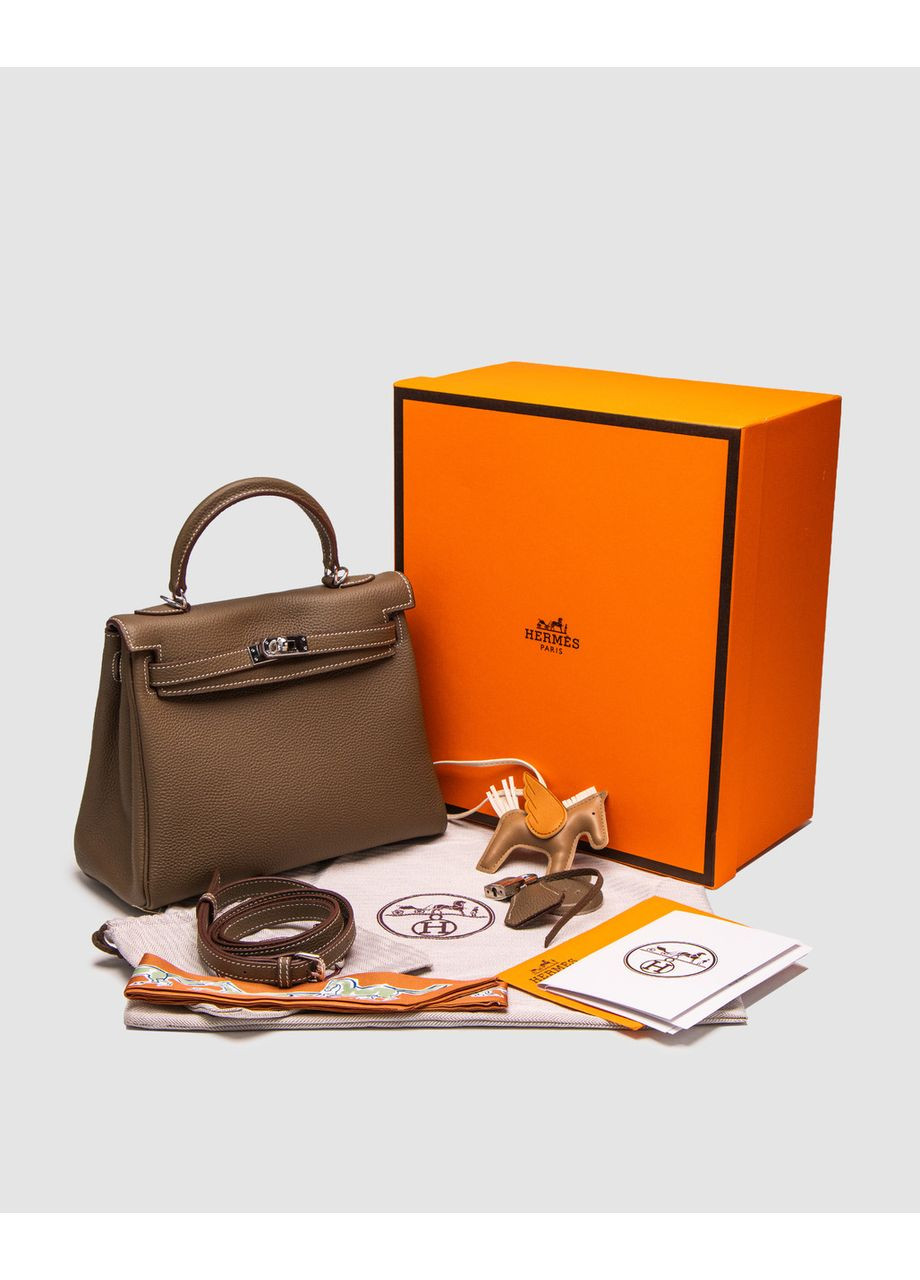 Сумка женская Kelly 25 Grey/Silver No Brand (367610046)