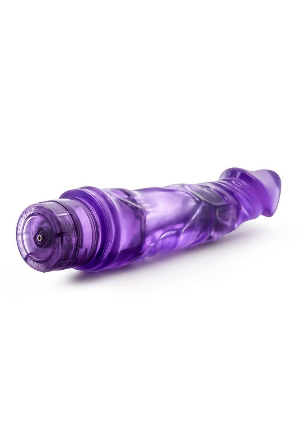 Вибратор реалистичный, на батарейках, фиолетовый, 23 х 3.7 см Blush (289783173)