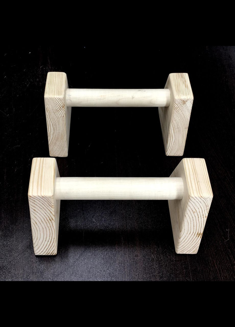 Упоры для отжиманий (паралетсы) из дерева Домингуш бланже (ПРЛ-000701) No Brand (328225396)