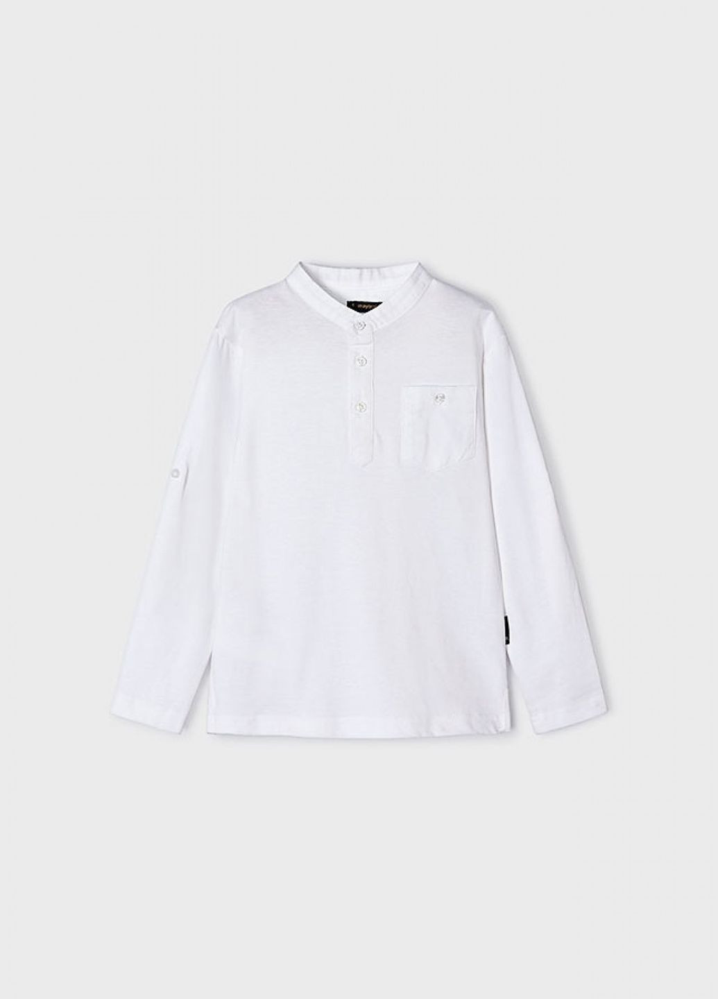 Белый лонгслив Mayoral