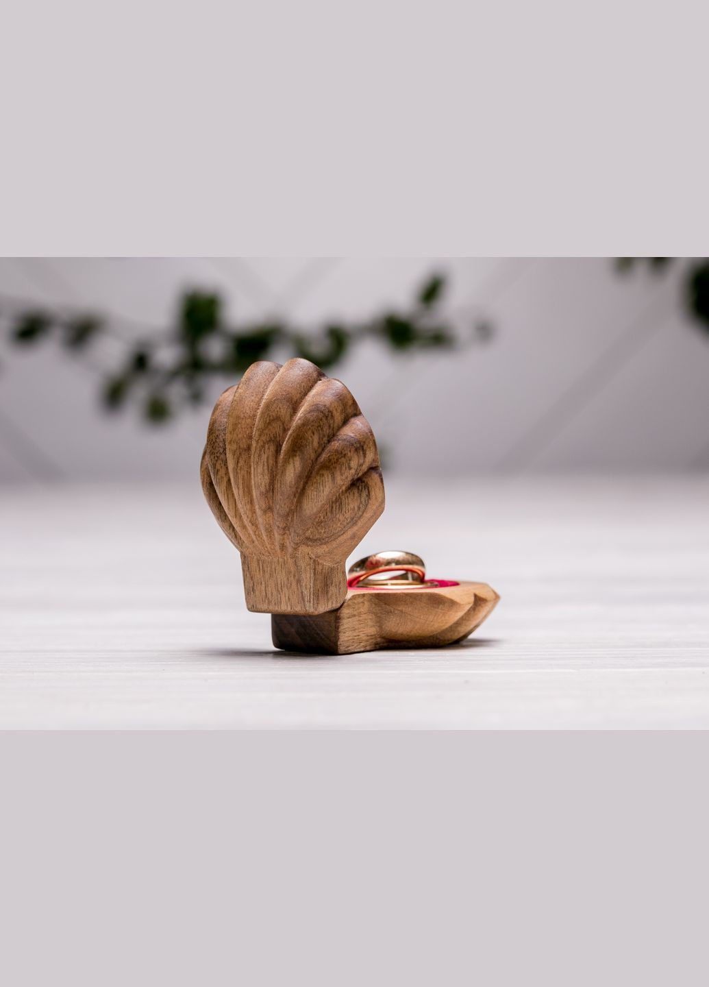 Коробочка для каблучок «Мушля» EcoWalnut (295673196)