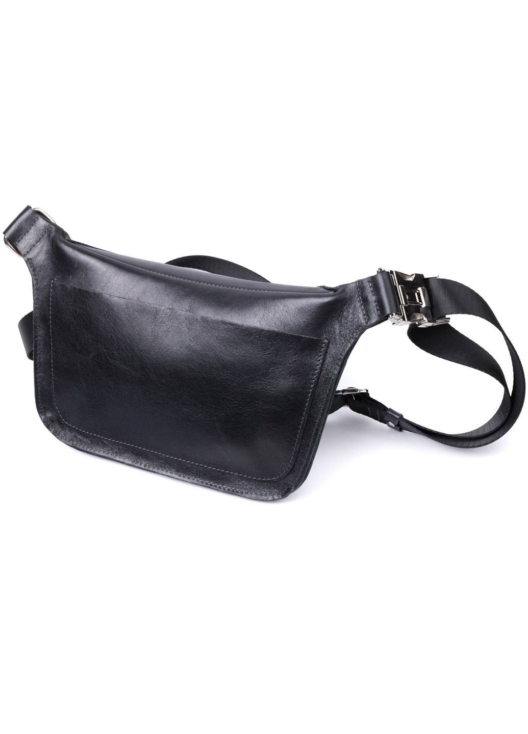 Кожаная бананка унисекс 25х15х4,5 см Grande Pelle (315871122)