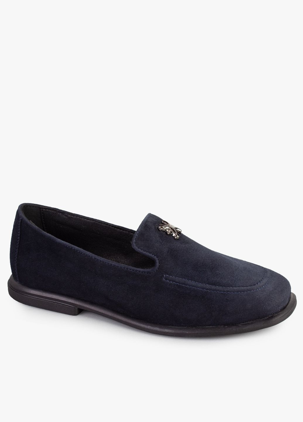 ModaMilano Туфли лоферы женские бренда 8200705_(4) синий з натуральный нубук, украина — демисезон (357226910)