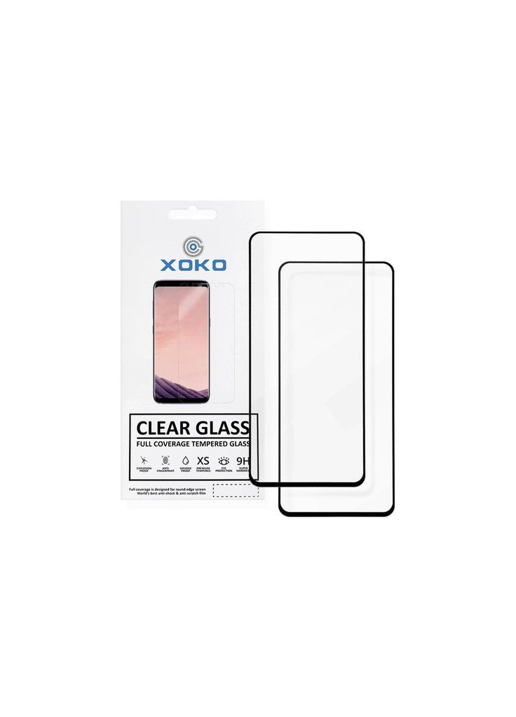 Стекло защитное (m481131) XoKo Full Cover Ultra-Thin iPhone 15 Plus Black 2 pcs (367069010)