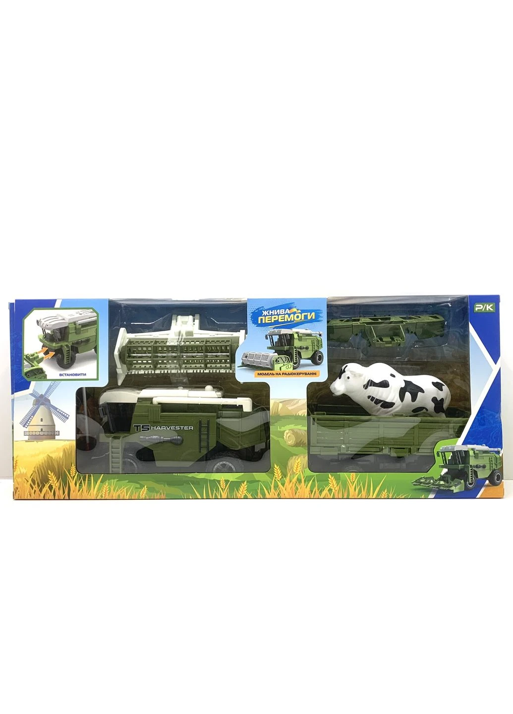 Комбайн на радіокеруванні 21 см Зелений (M 4954) Limo Toy (301422013)