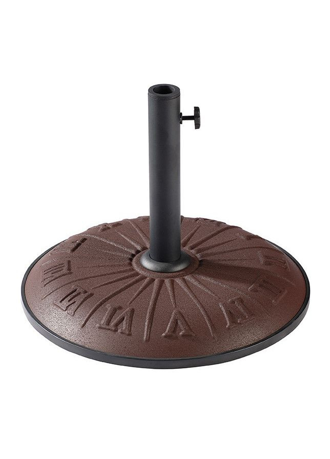 Подставка для зонта TE-H1-15 бетонная круглая коричневая, 15 кг Time Eco (329407432)