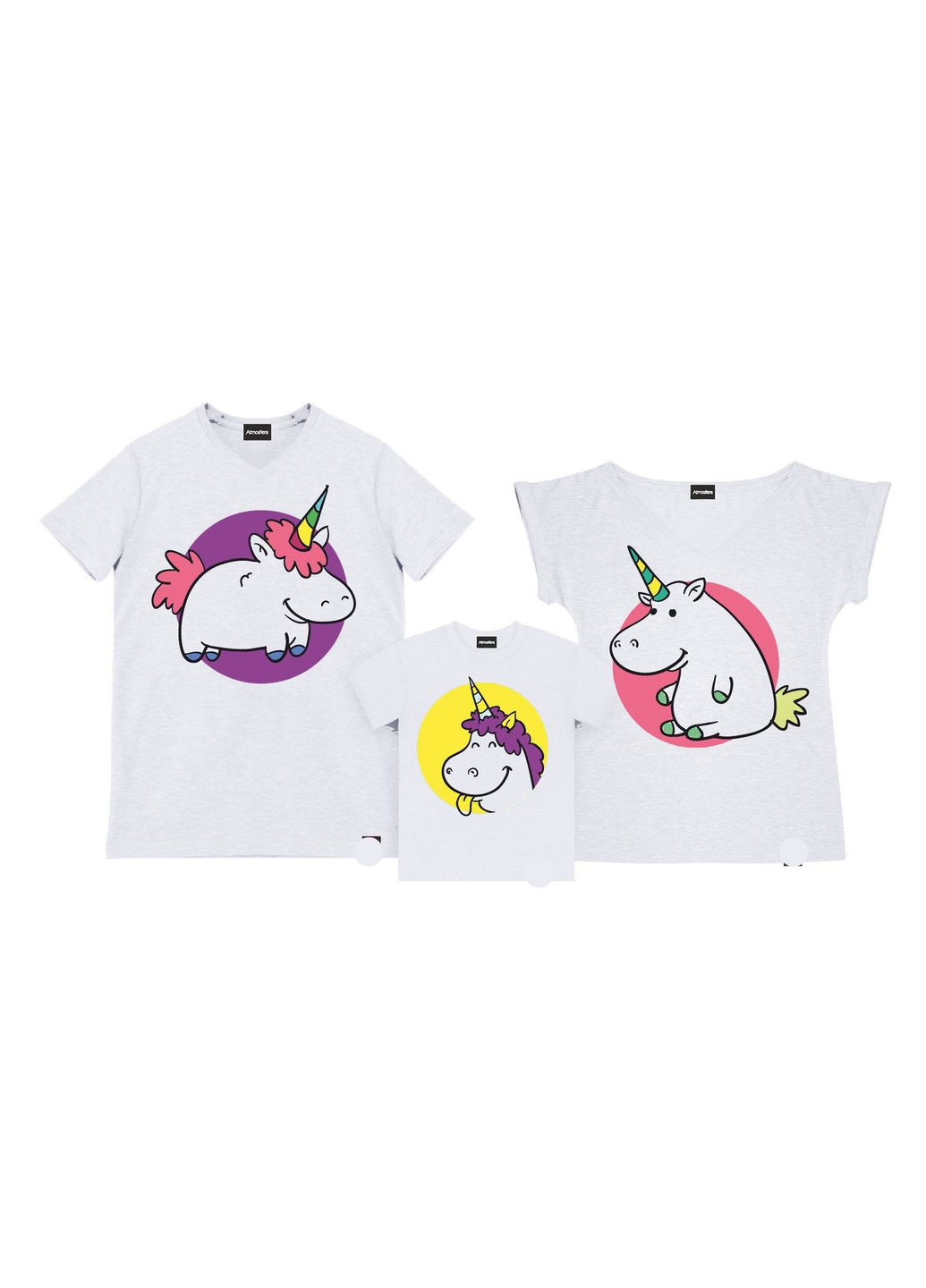 Футболки Фемілі Лук Family Look для всієї родини "Єдиноріжки" Кавун футболка (316304761)