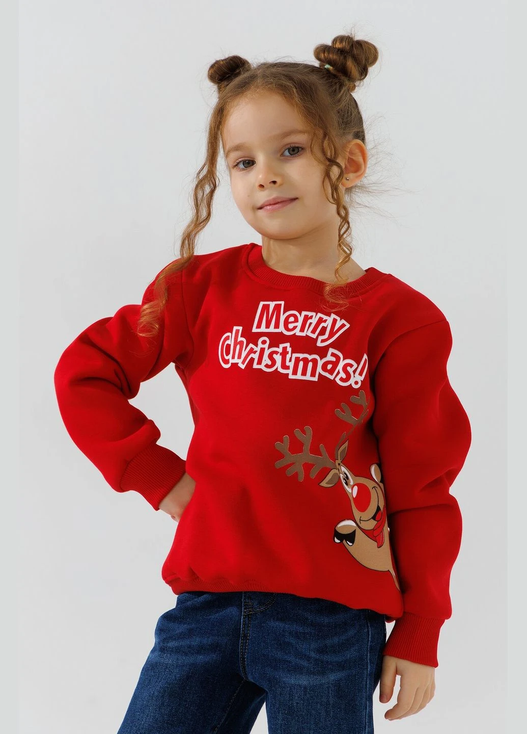 Baby Show світшот з принтом дитячий 13197 116 см (ny) shop (2000990822116) червоний