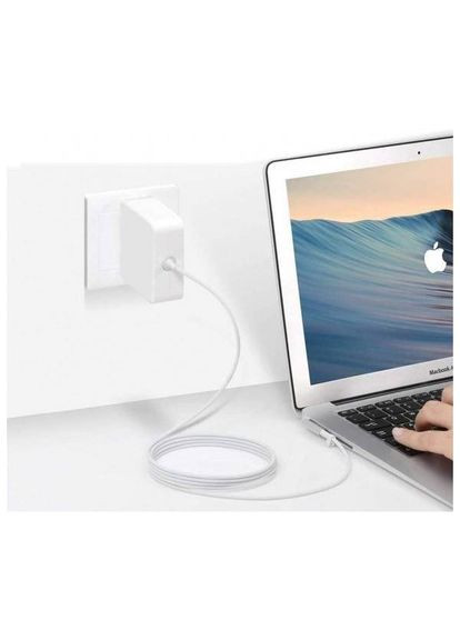 Зарядний пристрій, MagSafe (L-подібний), блок живлення для ноутбука Apple MacBook, 60 W, 16.5В, 3.65A, 3309827 Lem Berger PA60W (315719768)
