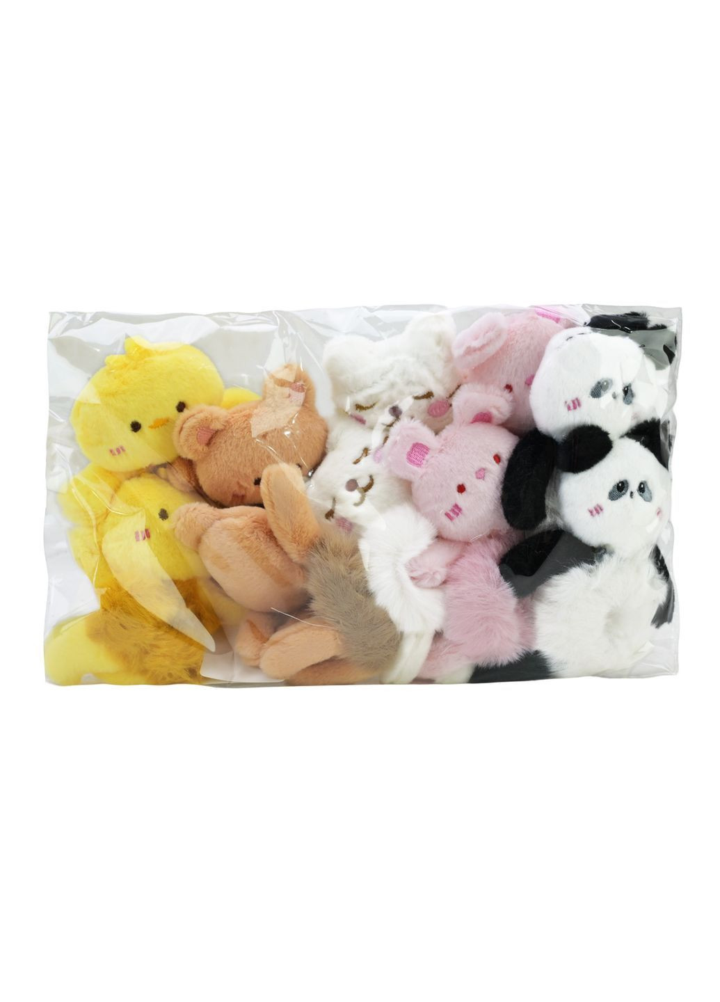 Набір з 10 дитячих резинок для волосся - прикраси в асортименті - No Brand YH-116 (371924099)