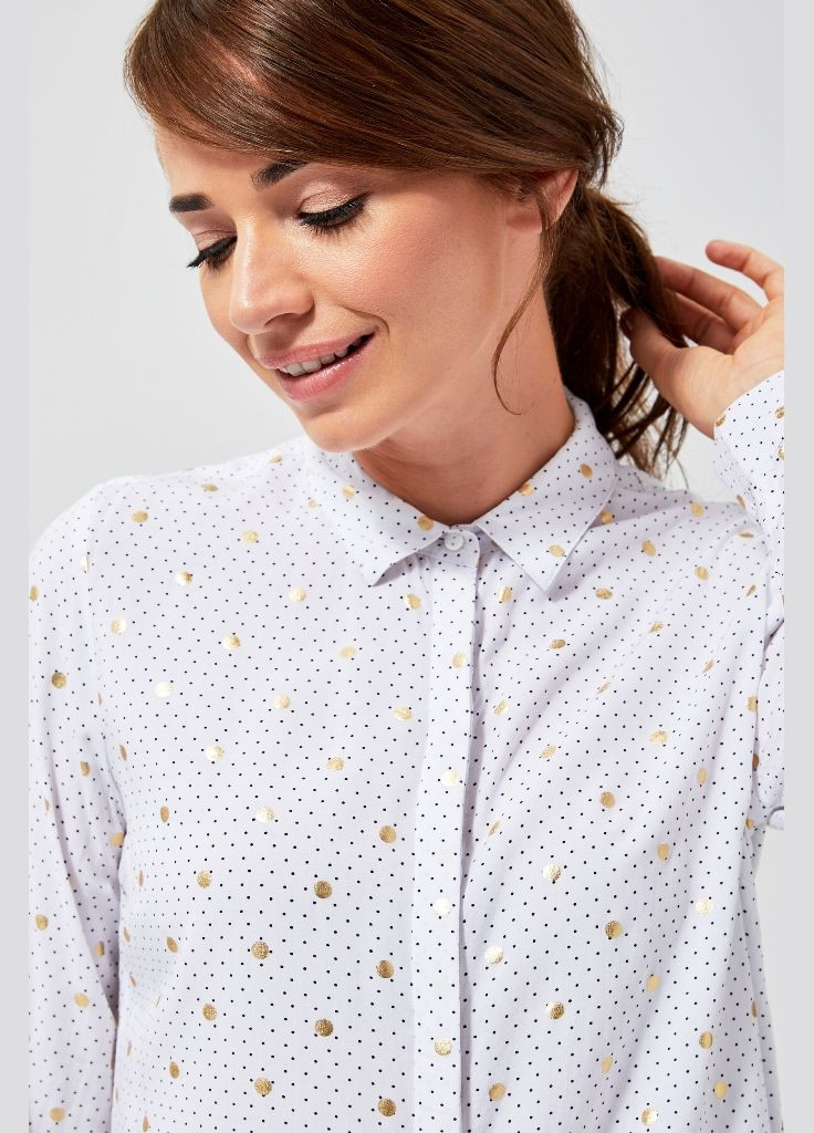 Белая рубашка Moodo