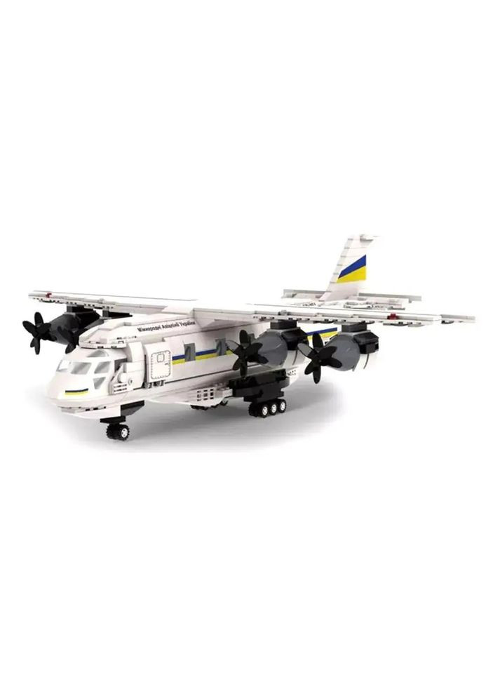 Конструктор пластиковий Літак Ан225 Мрія Любіть Україну Війна Lego 1154 деталей 63,5*42,5*9 см Iblock (294613716)