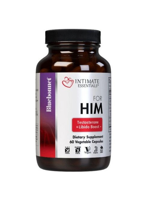 Intimate Essentials For Him Testosterone & Libido Boost 60 Veg Caps Bluebonnet Nutrition (294058482)