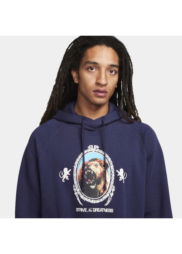 Худі чоловіче Lebron Pullover Fleece Hoodie Blue FB7123-555 Nike (386682716)