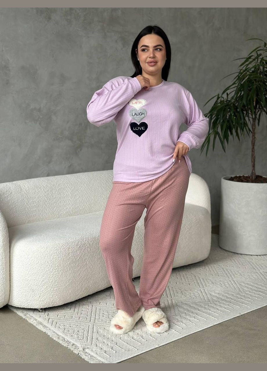 Комбинированная пижама женская больших размеров GT