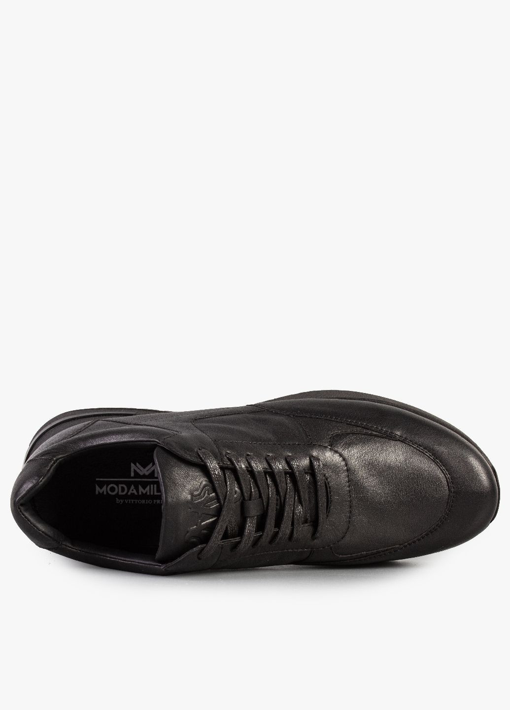 Черные демисезонные кроссовки мужские бренда 9402256_(1) ModaMilano