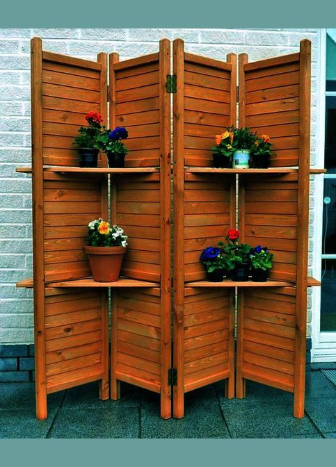 Деревянная ширма Руваба 170х45х4 мускат (ШДР-402007) No Brand (328077121)