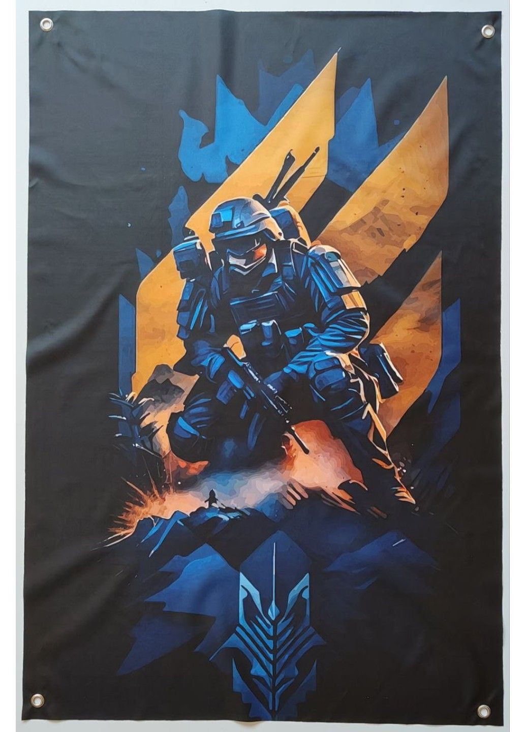 Баннер Воин ОШБ 900х600 мм No Brand (294613160)