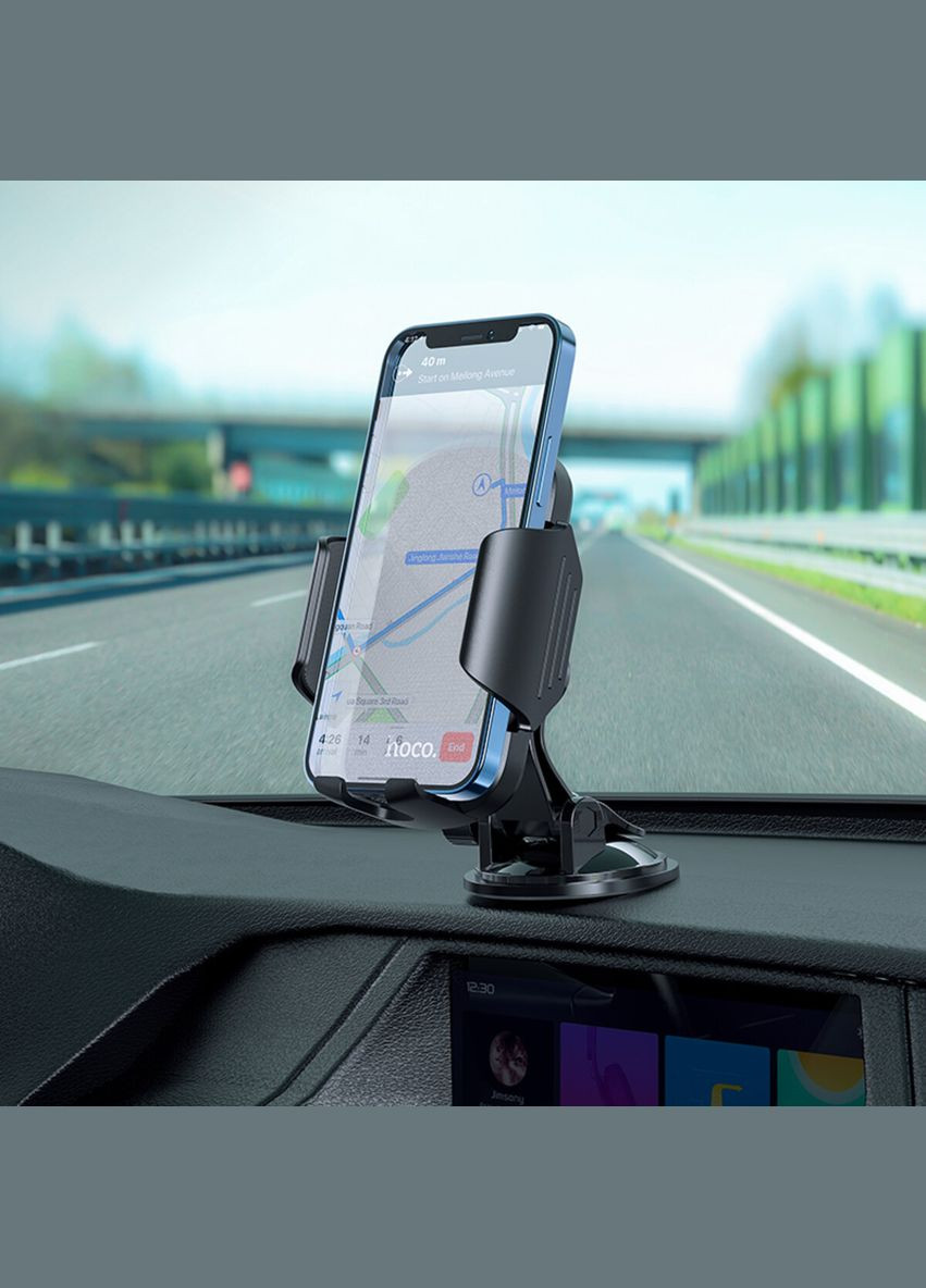 Держатель для мобильного CA82 Just fast suction cup car holder Black Hoco (300679900)