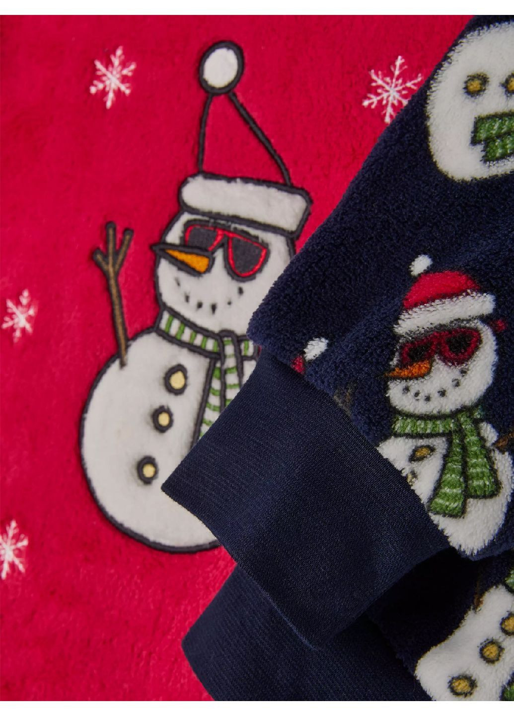 Комбінована зимня хутряна піжама (світшот, штани) світшот + брюки Primark