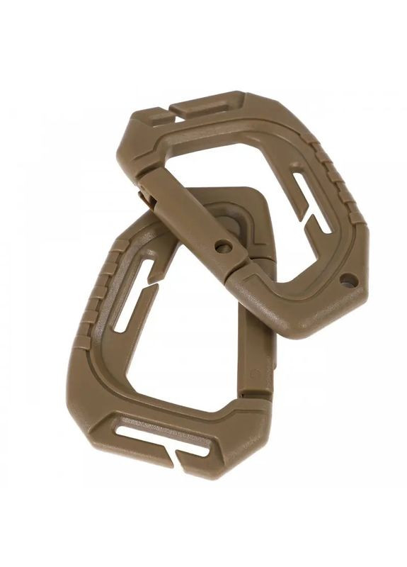 Карабин тактический пластиковый TACTICAL CARABINER MOLLE Coyote Mil-Tec (316049584)