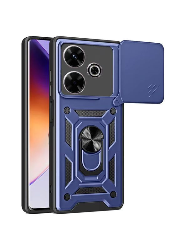 Ударостійкий чохол Camshield Serge Ring для Xiaomi Redmi 13 4G / Poco M6 4G Blue No Brand (340063852)