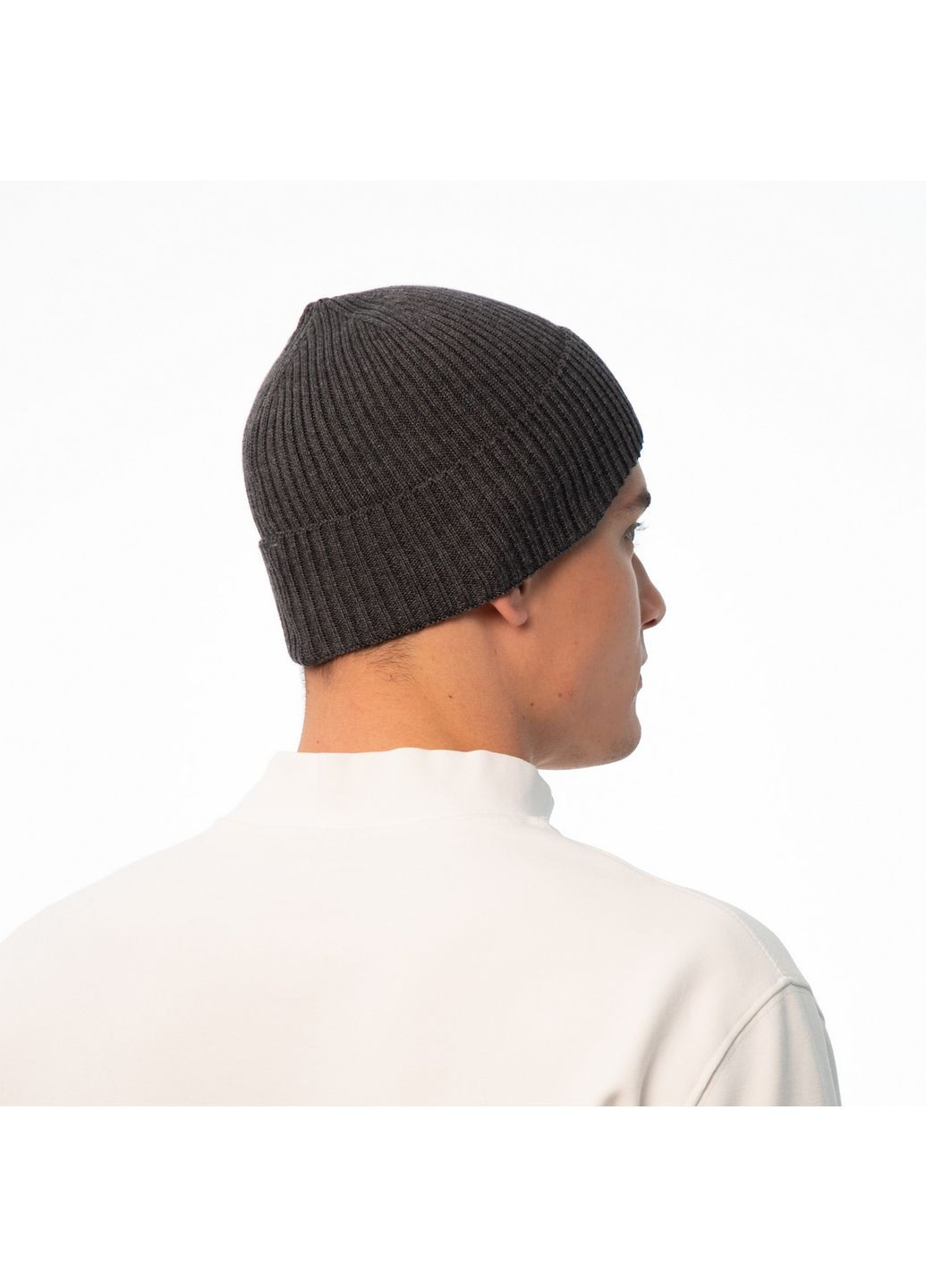 Шапка по голове мужская хлопок серая MAUD 232-229 LuckyLOOK 232-229M (322790615)