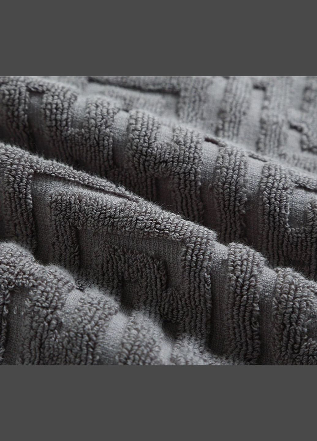 Haбор 2в1 банных полотенец 140х70 No Brand комбинированный