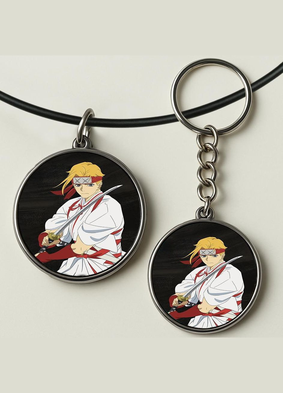 Набор подвеска (кулон) и брелок Аниме Адский рай #06 (подарочный набор) No Brand (332633792)