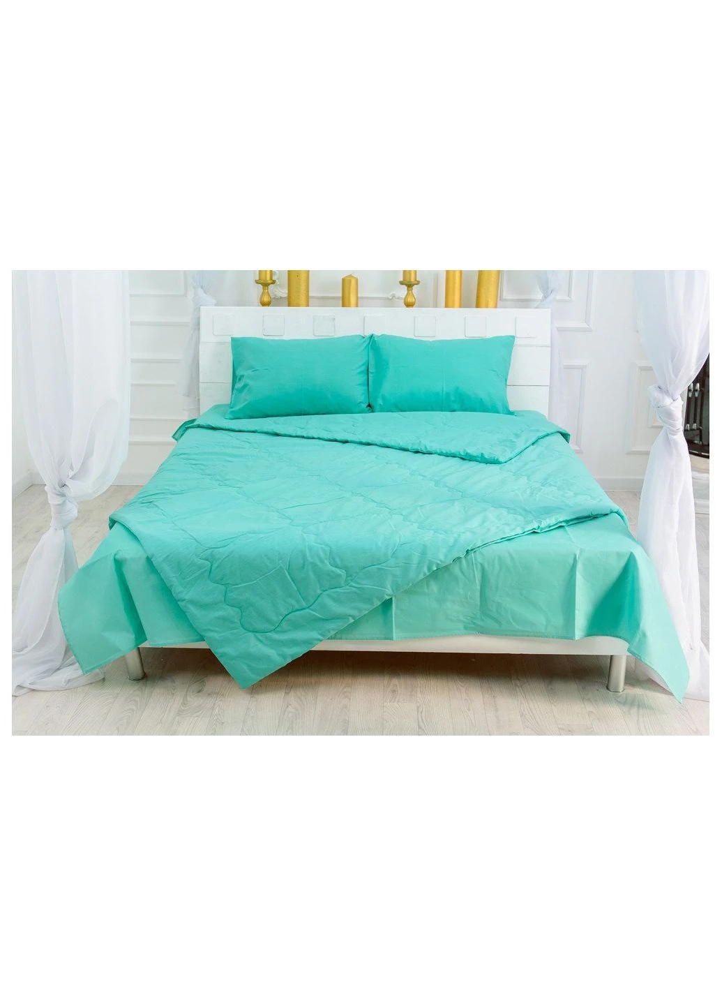 Ковдра Літня з евкаліптовим волокном №2401 Mint 220x240 (ek43912) Mirson Летнее с эвкалиптовым волокном 2401 Mint 220x240 (392675906)