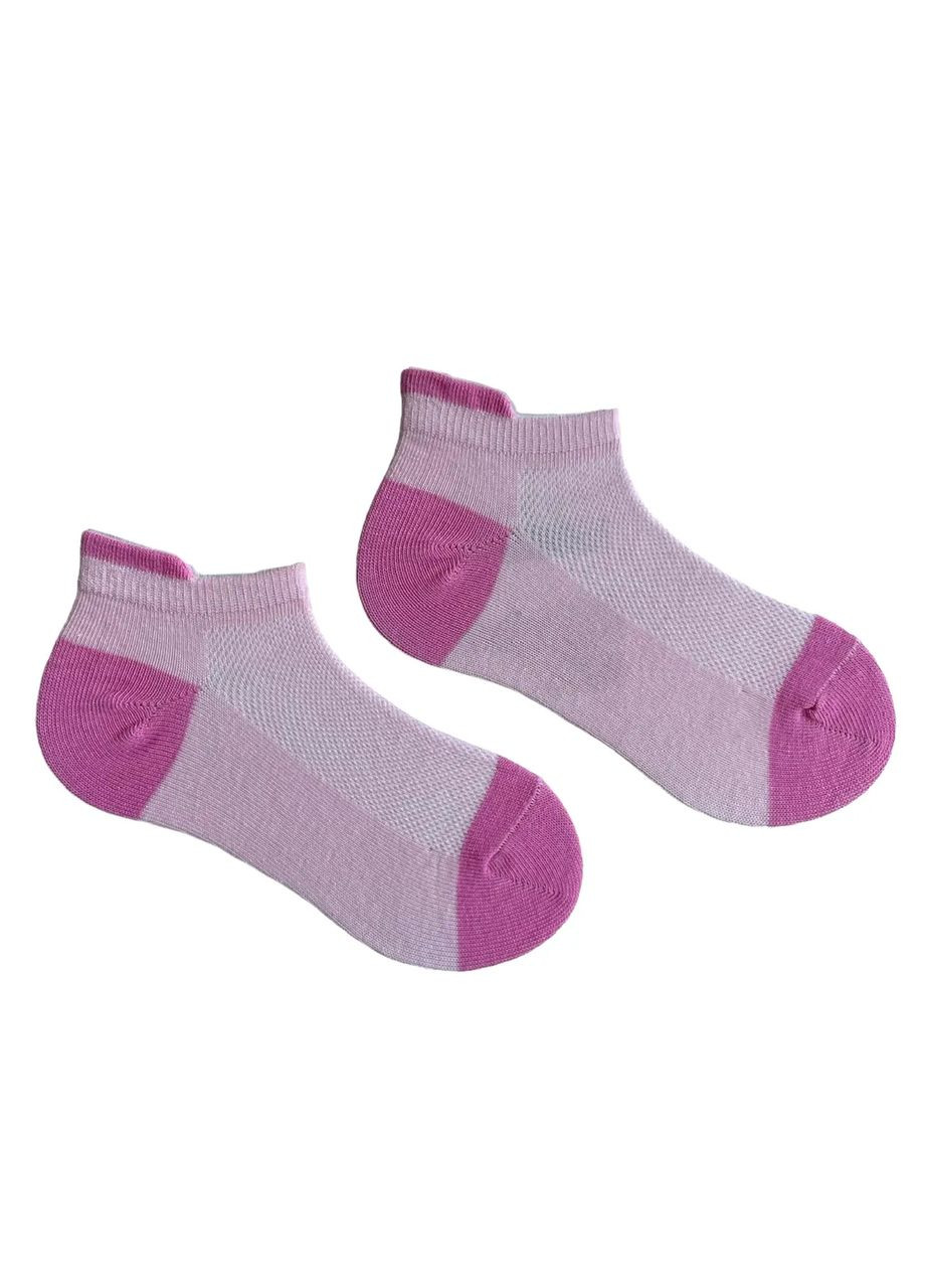 Шкарпетки дитячі "Сітка" з індійської бавовни рожеві 413015 moi FAINI (315483673)