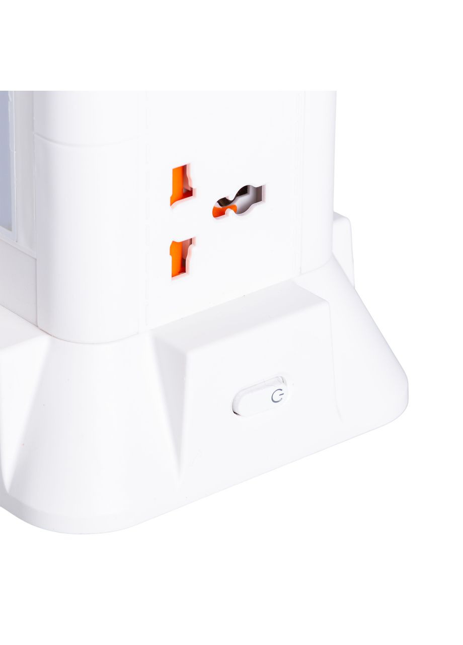 Мережевий фільтр подовжувач 4.8 м з лампою на 6 універсальних розеток з 2 USB, 1 Type-C, бездротова зарядка HP-5-3MF Yiwu (365266092)