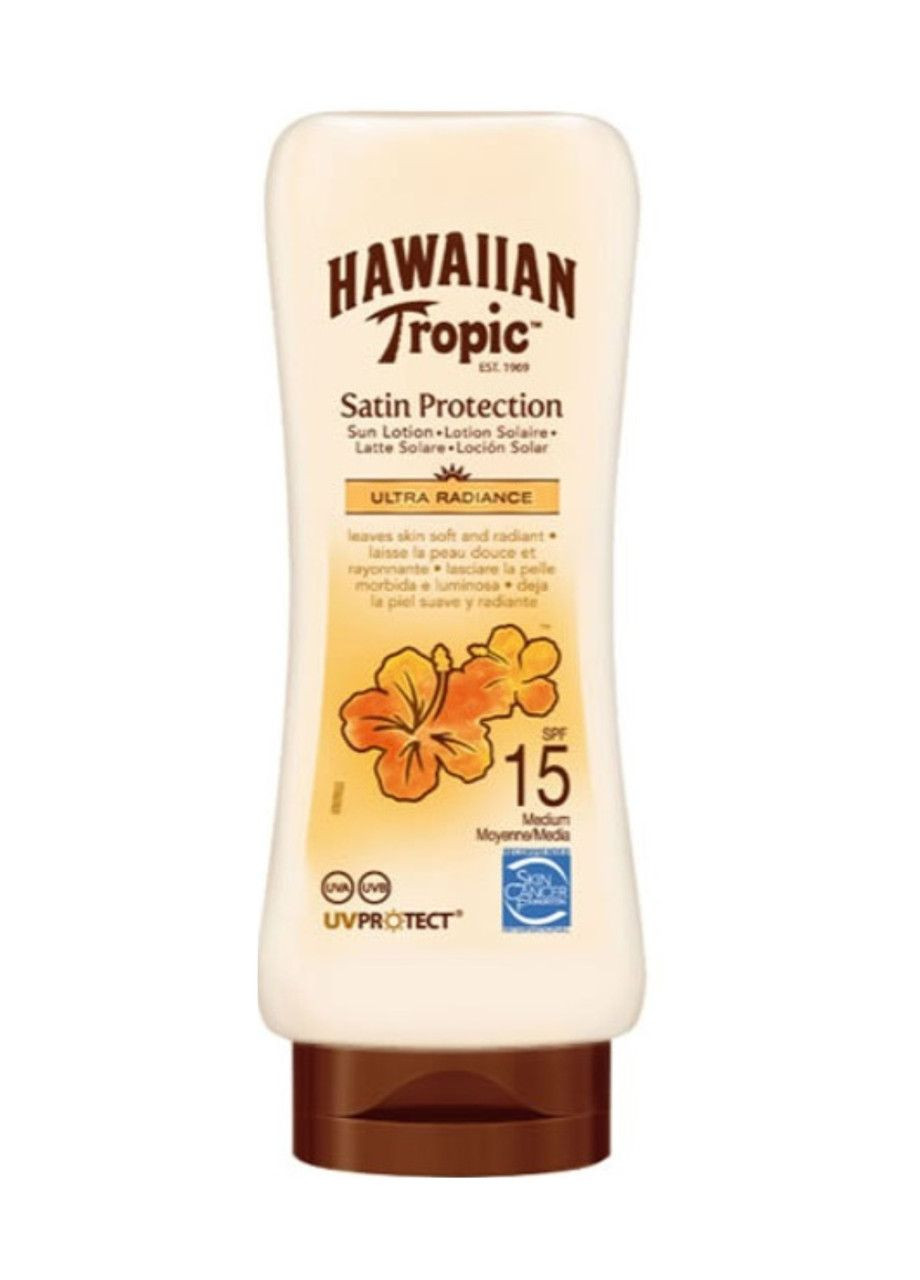 Hawaiian Tropic Лосьон солнцезащитный для тела Satin Protection Lotion SPF15 180ml — Крем, США (333024001)