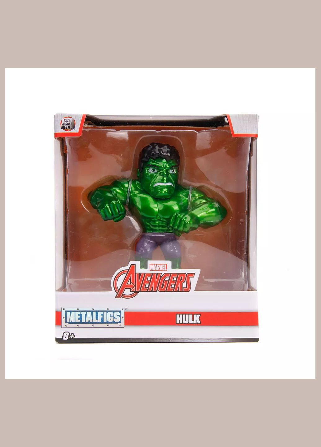 Фигурка металлическая "Марвел 4. Халк", 10см, 8+ 253221001 Jada (333251940)