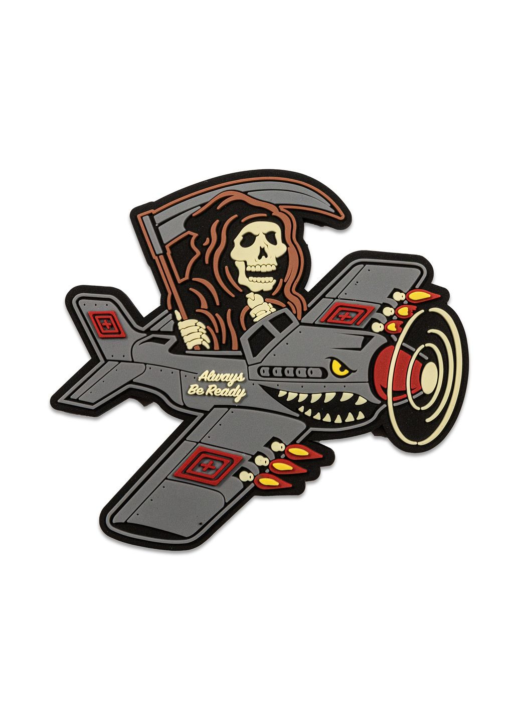 Нашивка Grim Reaper Pilot PatchGrey 5.11 Tactical (315881930)