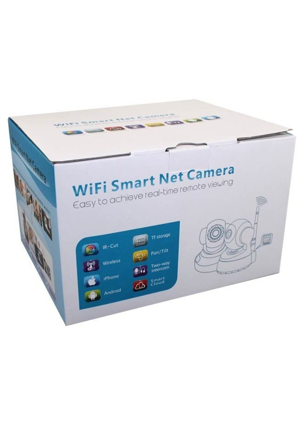 Панорамна камера відеоспостереження V380 Q5 IP Wi-Fi (360 градусів) Біла No Brand (332634928)