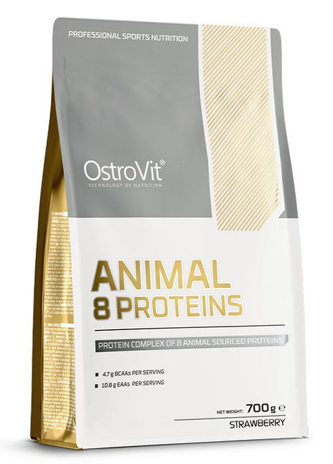 Animal 8 Proteins 700 g /23 servings/ Strawberry Ostrovit (331611021)