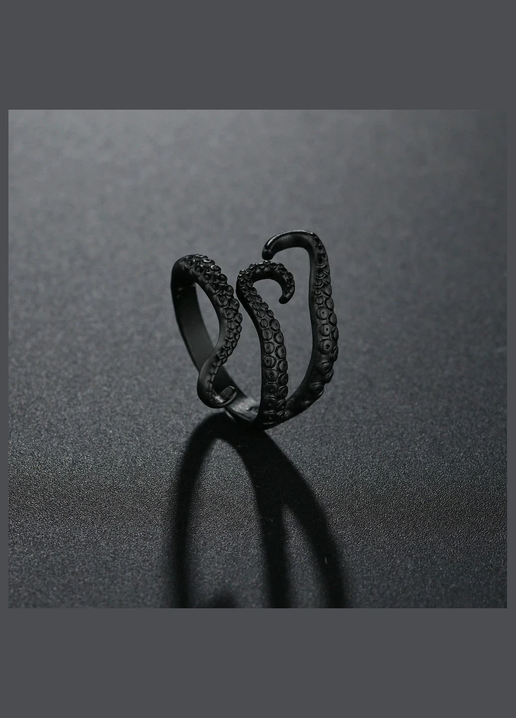 Кольцо стальное Осьминог Кракен Воплощение Таинственности и Силы! размер регулируемый Fashion Jewelry (292861970)