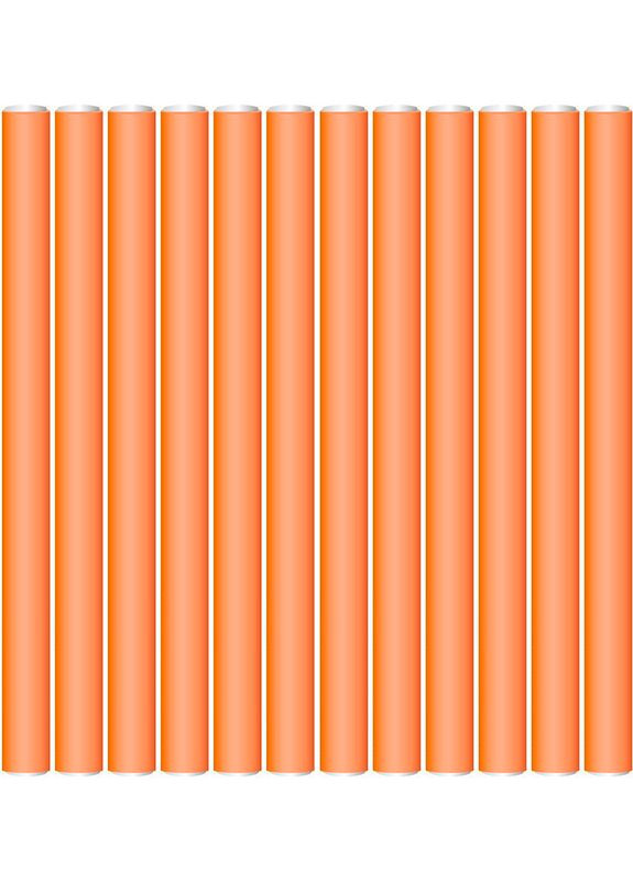 Гибкие оранжевые бигуди длина 250 мм d 17 Hairway (352176238)