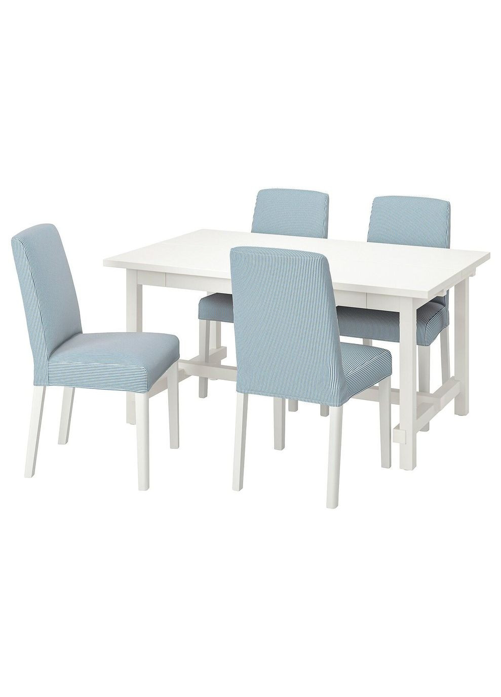 Стіл і 4 стільці ІКЕА NORDVIKEN / BERGMUND 152/223 см (s79407313) IKEA (278407978)