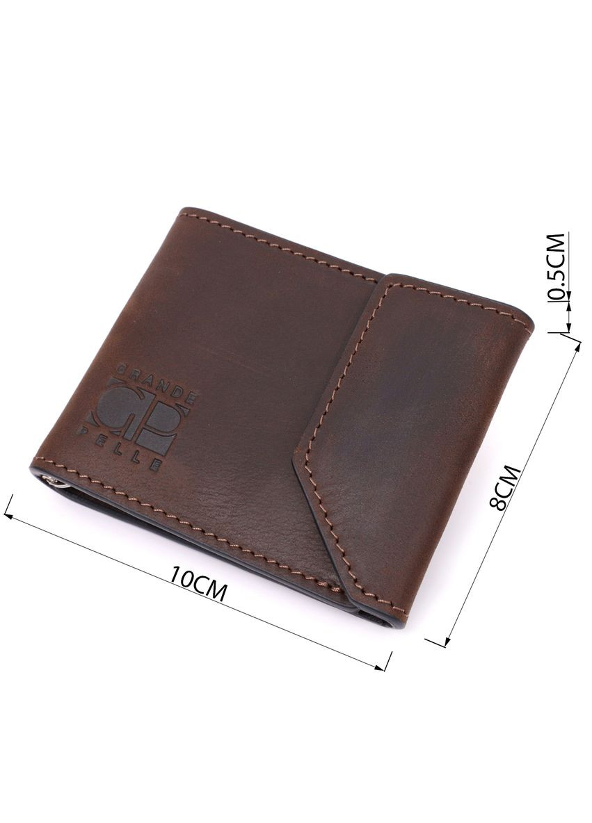 Шкіряний затискач для грошей з власником Apple AirTag магнітний коричневий (sku_11618) No Brand (327819583)