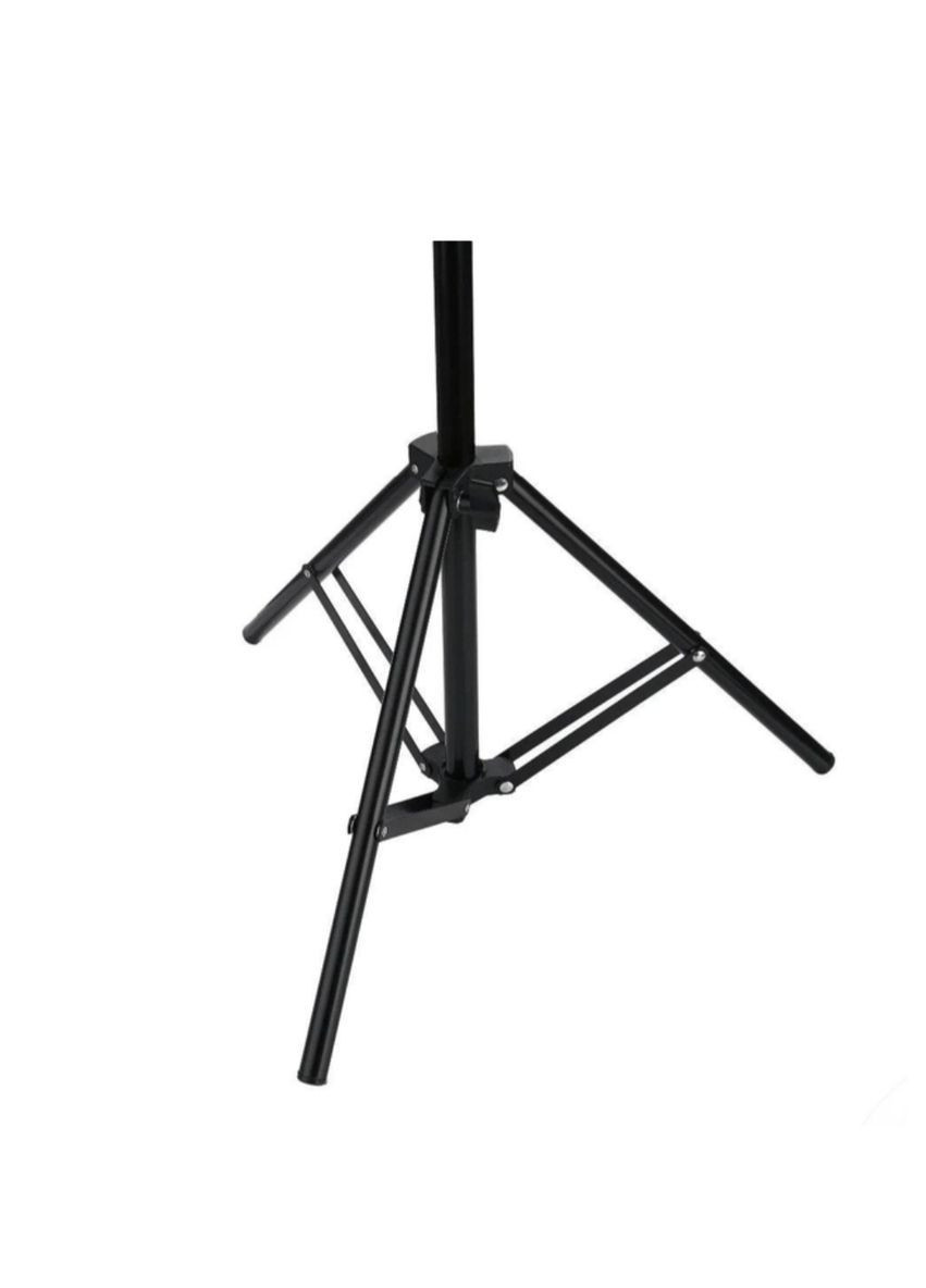 Штатив для кольцевой лампы, фотоаппарата Черный 205см, штатив тренога No Brand (365784393)