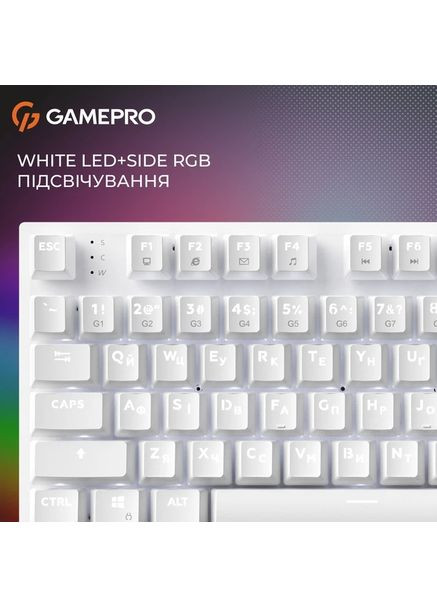 Клавіатура Genesis Joker MK124W Outemu Red Swithes White GAMEPRO (370033852)