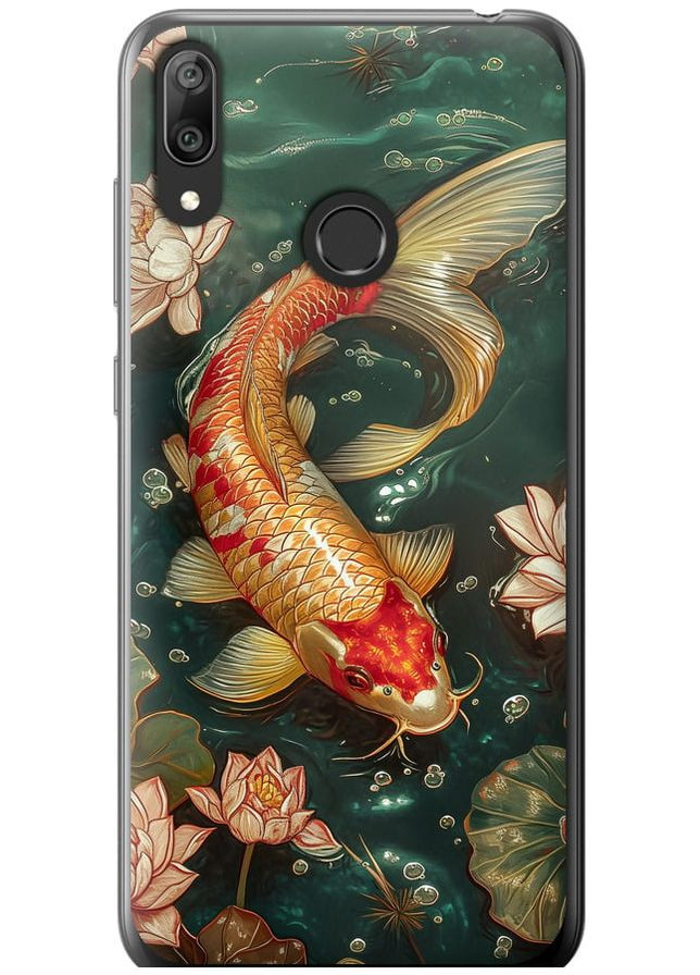 Силіконовий чохол 'Мелодія Лотоса' для Endorphone Huawei Y7 2019 (291125597)
